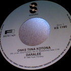 DARALEE :: ONKS TIINA KOTONA / MAARIANNA :: VINYYLI 7" 1990 - pikkukuva 2