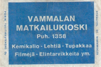 Vammala. Vammalan Matkailukioski    b353