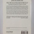 John Sutherland : Who Betrays Elizabeth Bennet? - pikkukuva 2