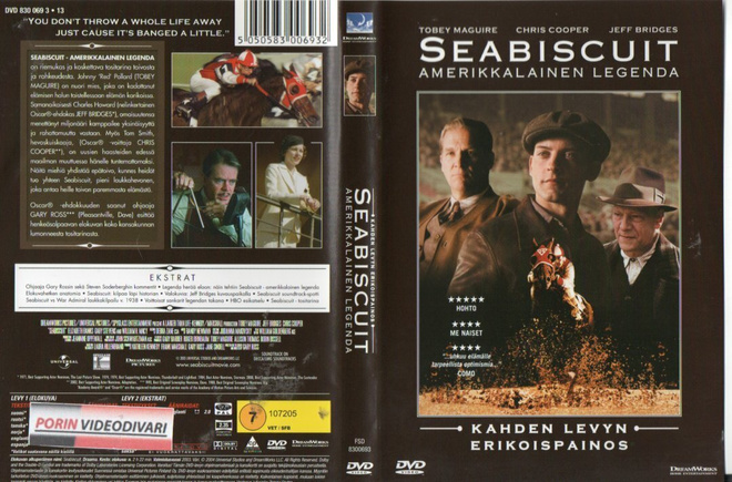 SEABISCUIT	(25 096)	-FI-	DVD	(2)	tobey maguire	2dvd,