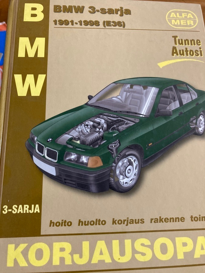 BMW 3-sarja 1991-1998 KORJAUSOPAS