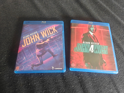 John Wick 1-4 Blu-ray.