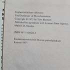 Tom Burnam - Väärien käsitysten sanakirja (sid.) - pikkukuva 2