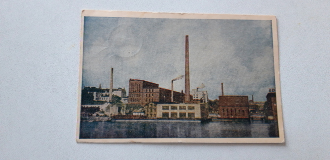 Vanha Tampere postikortti, Kehräsaari v. 1949