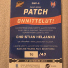 2026-27 Blueline Game-worn patch Christian Heljanko 16/40 - pikkukuva 2