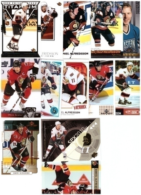 13 x DANIEL ALFREDSSON Ottawa Senators