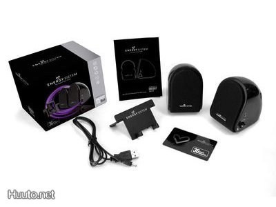 Energy Sistem S100 Kaiuttimet 2.0, USB power, 3.5mm, musta