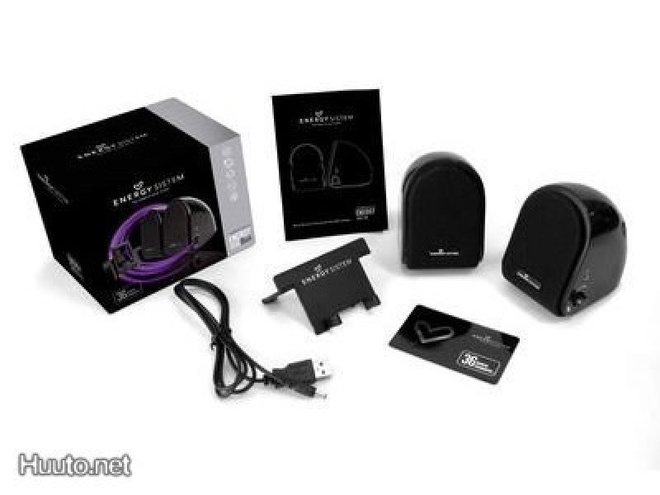 Energy Sistem S100 Kaiuttimet 2.0, USB power, 3.5mm, musta