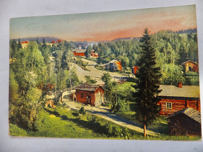 VANHA Postikortti Tuovilanlahti Kuopio Maaninka 1909