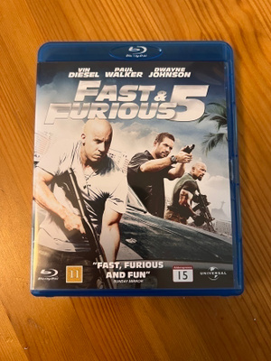 Fast & furious 5  blu-ray