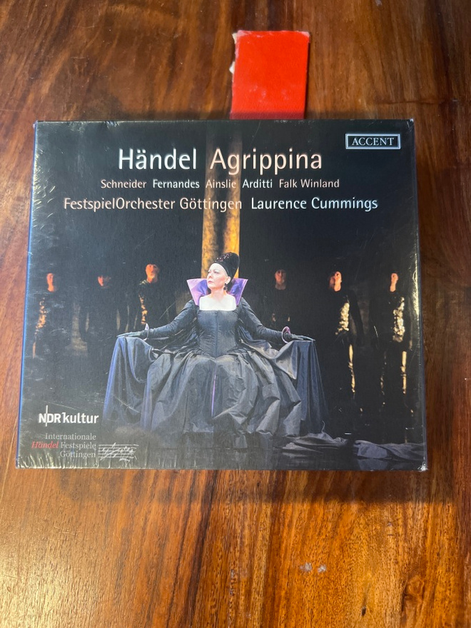 Händel - Agrippina 3 x cd boksi