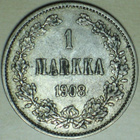 1908 SUOMI 1 markka - pikkukuva 1