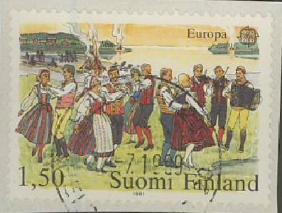 1981 Eurooppa 1,50mk loisto HELSINKI -89