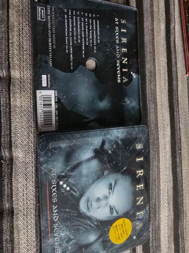 Sirenia – At Sixes and Sevens CD – Limited Metal Box – NPR 1