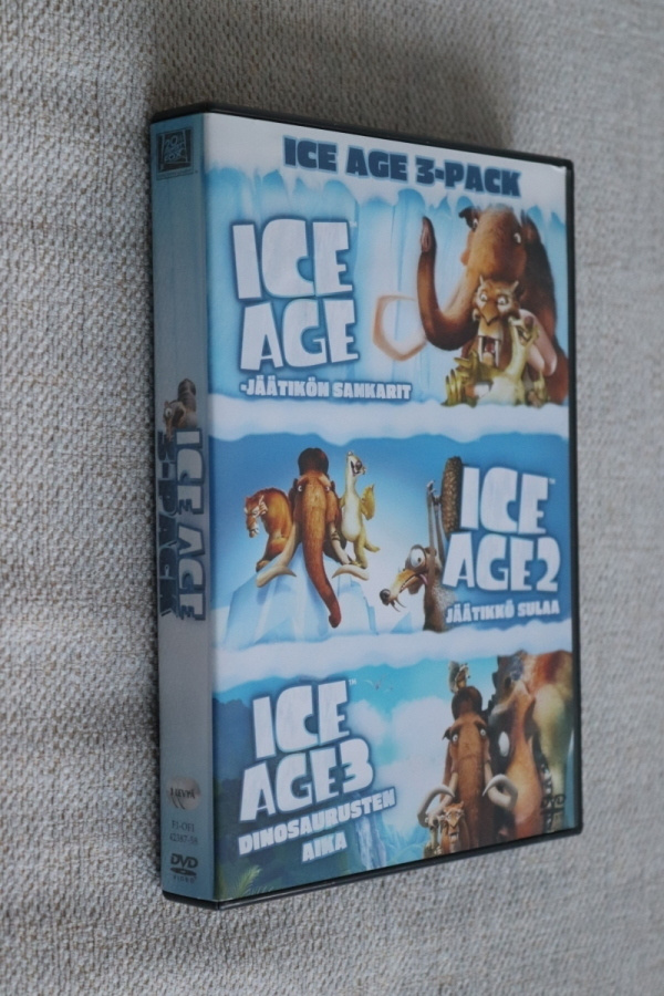 3DVD Ice Age 3-pack - elokuvat 1-3 ( 2002, 6 ja 9 )