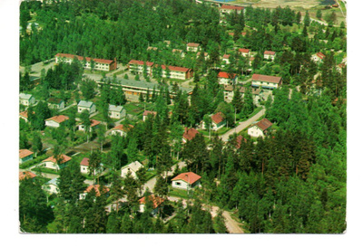 Rautjärvi: Simpele, ilmakuva (Tmi Karhumäki n:o 1794, väri)