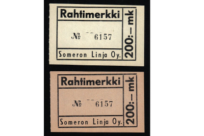 Suomi rahtimerkki Someron Linja Oy **