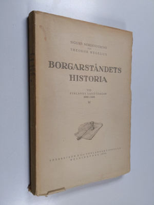 Sigurd Nordenstreng : Borgarståndets historia vid Finland...