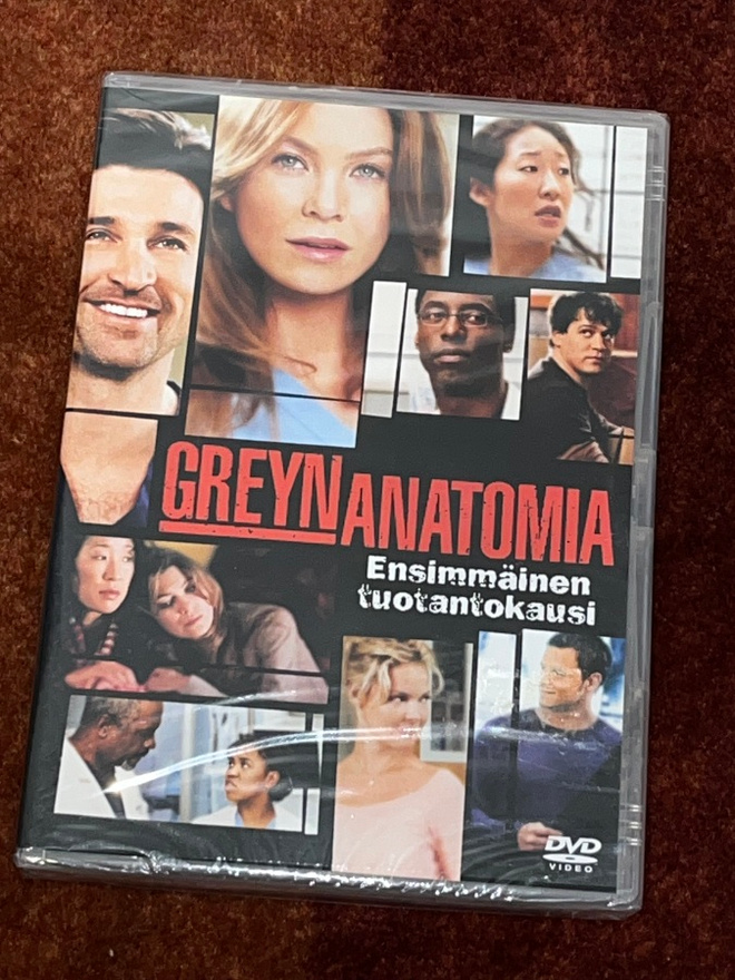 GREYN ANATOMIA - DVD - KAUSI 1 - UUSI