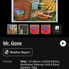 WEATHER REPORT - MR.GONE LP - pikkukuva 4