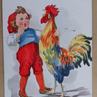 Lapsi ja värikäs jättiläiskukko, Pääsiäispk, p. 1927 - pikkukuva 1