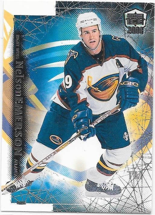 1999-00 Pacific Dynagon Ice #15 Nelson Emerson Atlanta Trash