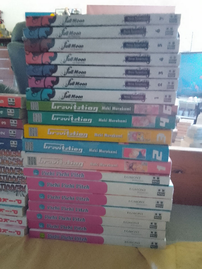 Manga sarjakuvia 33 kpl