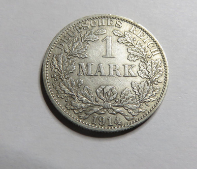 Saksa/Empire 1 mark 1914 A