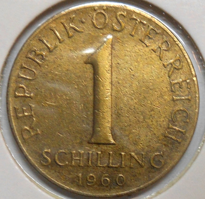 Austria. 1 schilling 1960.