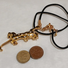 21k kullattu Kanadalainen pantteri riipus Gold plated - pikkukuva 3
