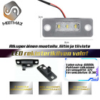 Audi A3/A4/A8 LED rekisterikilven valot — kirkkaan valkoin - pikkukuva 3