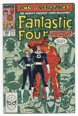 Fantastic Four #334  (Marvel, December 1989)
