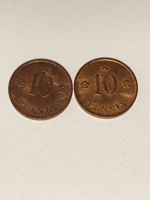 10 penniä 1938 ja 1940