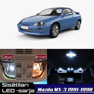 Mazda MX-3 Sisätilan LED-sarja 6-osainen