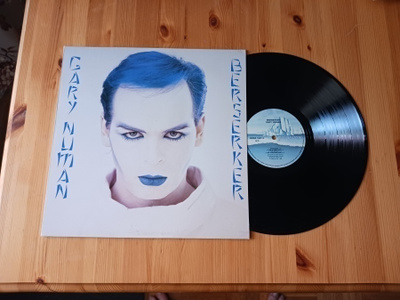Gary Numan - Berserker lp 84 synth pop Finland press nm