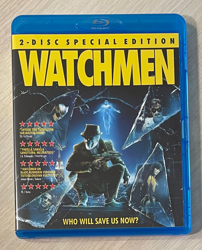 Zack Snyder: WATCHMEN (2009) 2 levyn Blu-ray (UUSI)