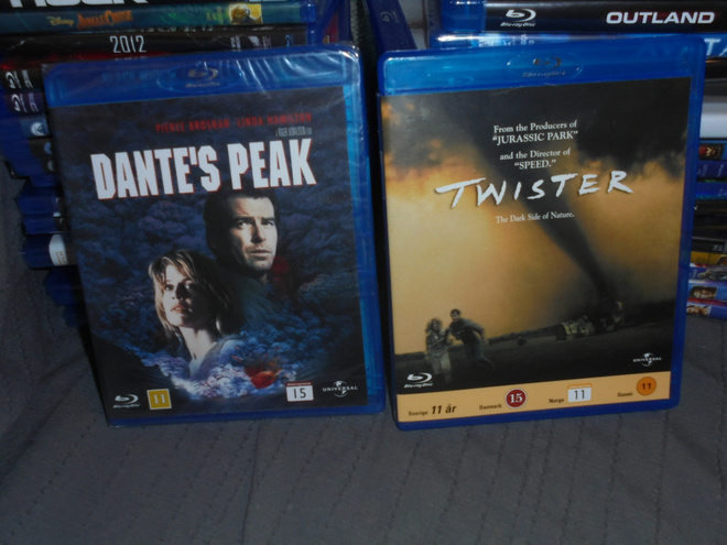 B-R Dantes Peak ja Twister