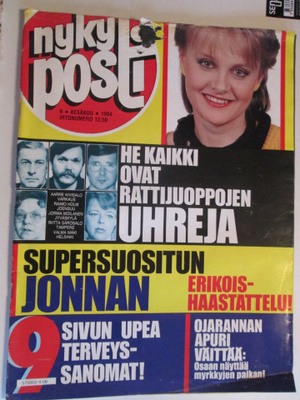 NYKYPOSTI LEHTI 6 / 1984 SIS.LUETTELO KUVA 2 ISO KOKO