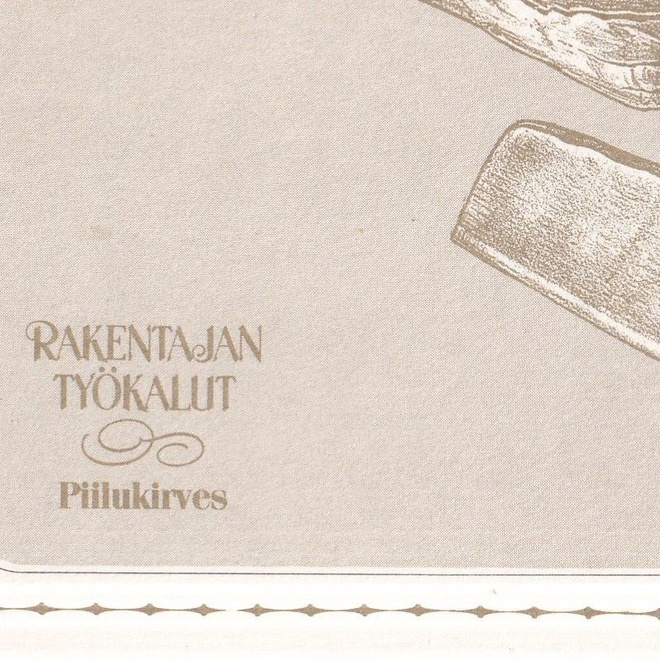 Piilukirves.. Rakentajan työkalut, e311