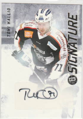 2015/16 Cardset Signature Tomi Kallio , TPS