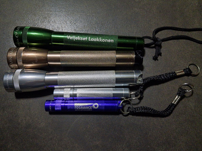 Maglite taskulamppuja 5 kpl