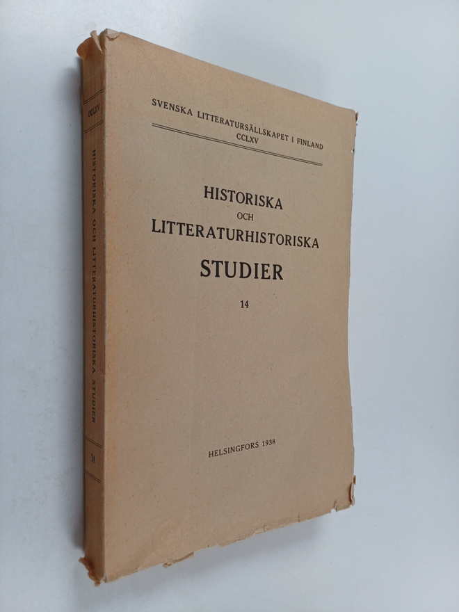 Historiska och litteraturhistoriska studier 14
