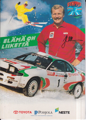 Juha Kankkunen, ralli, Toyota. e217