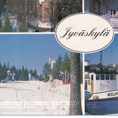 Jyväskylä. sommitelmakortti, e288