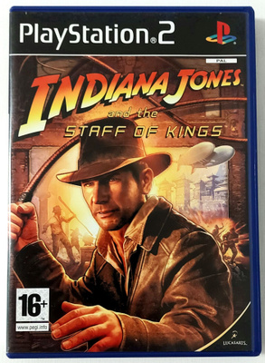 PS2 - Indiana Jones and the Staff Of Kings *CIB* [pal] #indy