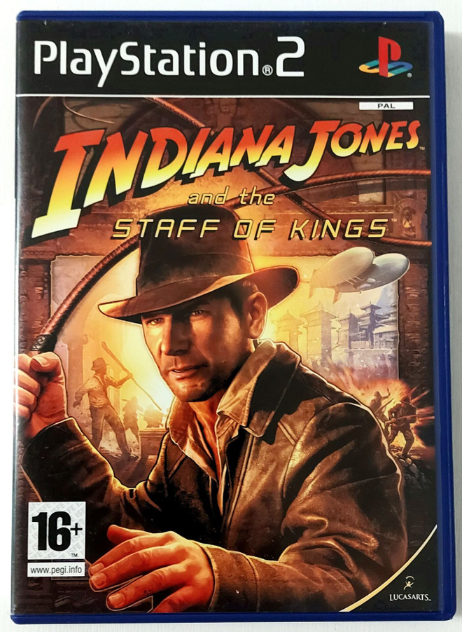 PS2 - Indiana Jones and the Staff Of Kings *CIB* [pal] #indy