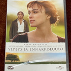 YLPEYS JA ENNAKKOLUULO - DVD - UUSI - keira knightley - pikkukuva 1
