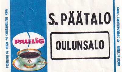 Oulunsalo. S. Päätalo  , PAULIG   b547