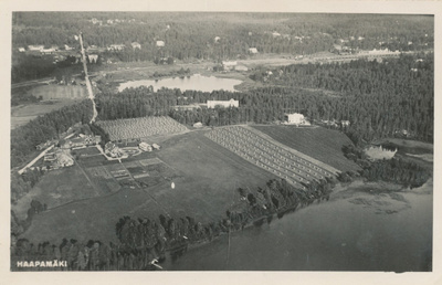 HAAPAMÄKI - Karhumäki ilmakuva - kulk. 1936