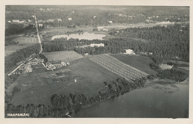 HAAPAMÄKI - Karhumäki ilmakuva - kulk. 1936